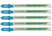 HiKOKI 750040 HSS Plátok na kov do priamočiarej píly, 91,5/65×7,5×1 mm, 5 ks