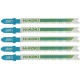 HiKOKI 750040 HSS Plátok na kov do priamočiarej píly, 91,5/65×7,5×1 mm, 5 ks