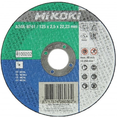 HiKOKI 4100202 Rezný kotúč na kov 125x22,23x2,5mm