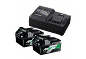 HiKOKI UC18YSL3WEZ Sada aku.+nabijačka (2x BSL36A18 18V/36V (5,0/2,5+UC18YSL3)