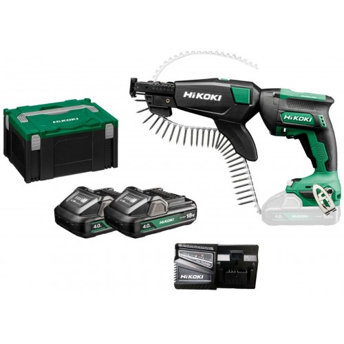 HiKOKI W18DBWCZ Akumulátorový skrutkovač (2x 4,0Ah/18V) v kufri HSC III