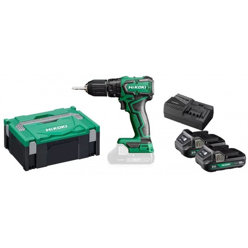 HiKOKI DV18DDWRZ Aku príklepový vŕtací skrutkovač (18V/2x2,0Ah)