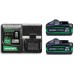 HiKOKI UC36YSL2WAZ Booster pack 2x 2x Multivolt 36V 4.0Ah/18V 8.0Ah Li-Ion+rýchlonabíjačka
