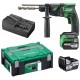 HiKOKI DH18DPBWPZ Aku vŕtacie kladivo SDS-Plus (18V/2x 5,0Ah/1,3J) Kufor