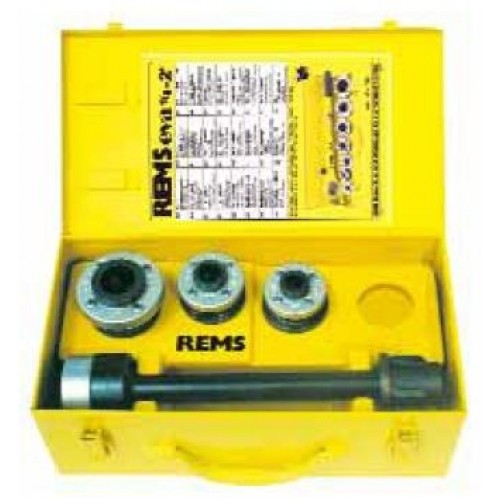 REMS S sada R 3/8 - 1/2 - 3/4 "závitorezné hlavy 520025