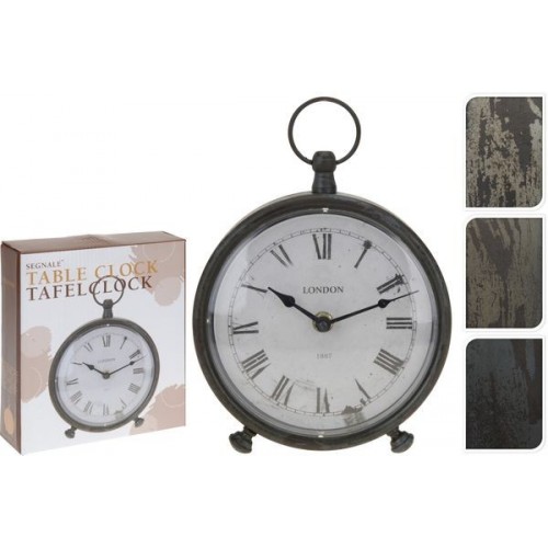 EXCELLENT Hodiny stolný kovové 16,5 x 20 cm KO-C37568 EXCELLENT Hodiny stolný kovové 16,5 x 20 cm KO-C37568