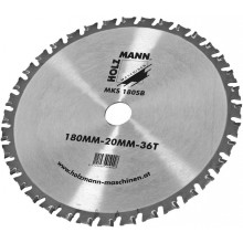 Holzmann TCT pílový kotúč 180x1,9/1,6x20xZ36 MKS180SB