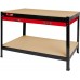 Holzmann Pracovný stôl so zásuvkou (100kg/1210x605mm) WT40
