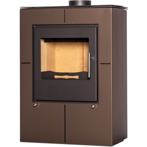 HS FLAMINGO Krbové kachle Evenes 9kW hnedá - zamatová HSF02-041