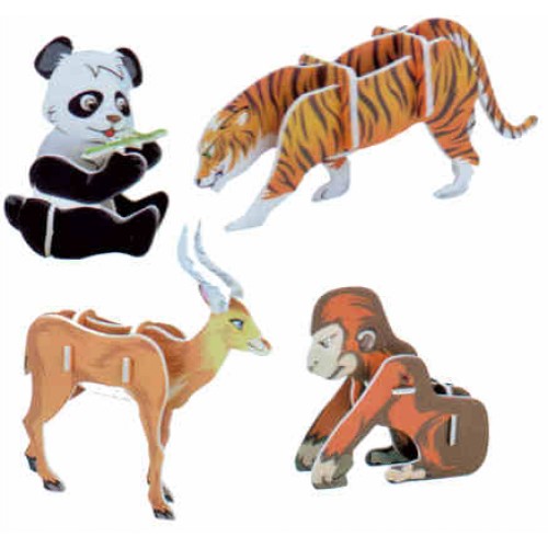 Hutermann 3D puzzle skladačka Zvieratká II Ázie 2577 Hutermann 3D puzzle skladačka Zvieratká II Ázie 2577