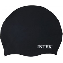 INTEX Silikónová plavecká čiapka, čierna 55991
