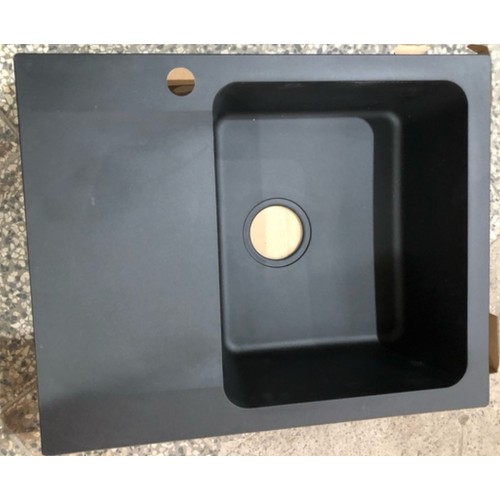 BAZÁR Franke Orion OID 611-62, 620x500 mm, tectonitový drez, čierna 114.0288.569 S OTVOROM