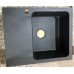 BAZÁR Franke Orion OID 611-62, 620x500 mm, tectonitový drez, čierna 114.0288.569 S OTVOROM