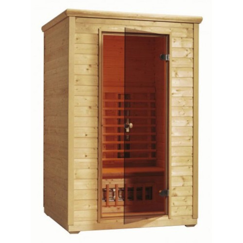 Infrasauna 1250x1130x1930mm prevedenie céder zvonka / smrek vnútri