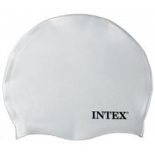 INTEX Silikónová plavecká čiapka, biela 55991