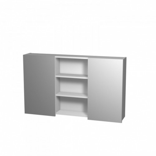 INTEDOOR NY ZS zrkadlová skrinka 120 x 72 cm biela NY ZS 120 01