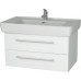 INTEDOOR NORDIC kúpeľňová skrinka 85 cm, závesná s umývadlom, biela NR 85 01