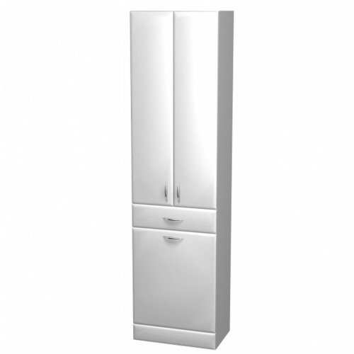 INTEDOOR KLASIK vysoká skrinka 50x190 cm biela SV 50 K 01