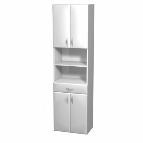 INTEDOOR KLASIK vysoká skrinka 50x180 cm biela SVP 50 Z 01