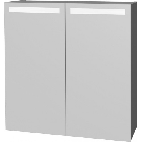 INTEDOOR D ZS zrkadlová skrinka s LED osvetlením 90x72 cm biela D ZS 90 01
