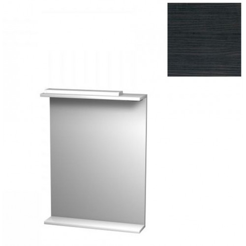 INTEDOOR KLASIK zrkadlová stena 60x80 cm s osvetlením čierna ZS 60 81
