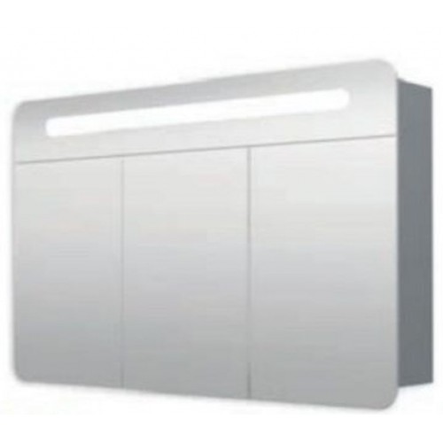 INTEDOOR PIR ZS zrkadlová skrinka s LED osvetlením 120x65 cm biela PIR ZS 120 LED 01