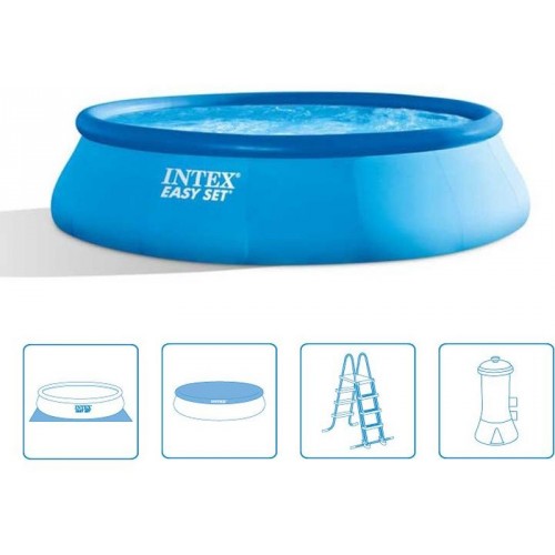 INTEX Easy Set Pool Bazén 457 x 122 cm s kartušovou filtráciou 26168