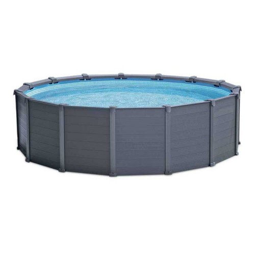 INTEX GRAPHITE GRAY PANEL POOL 4,78 x 1,24 m, 26382GN