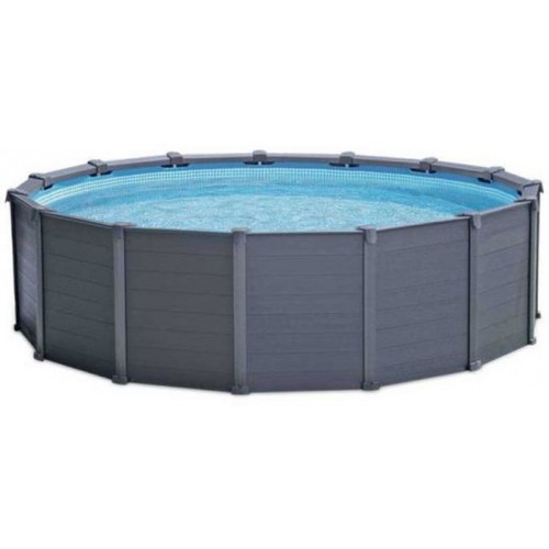 INTEX GRAPHITE GRAY PANEL POOL 4,78 x 1,24 m (set) 26382NP