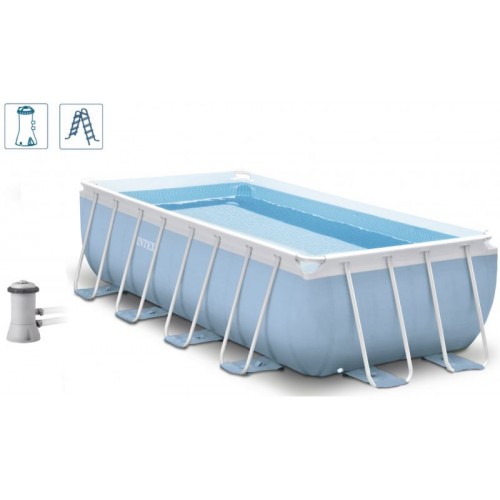 INTEX PRISM FRAME RECTANGULAR POOL 4,88 x 2,44 x 1,07 m (set) 26778NP