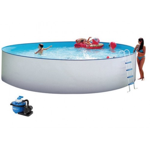 STEINBAC Bazén Nuovo s oceľovou konštrukciou 400 x 90 cm, 01109