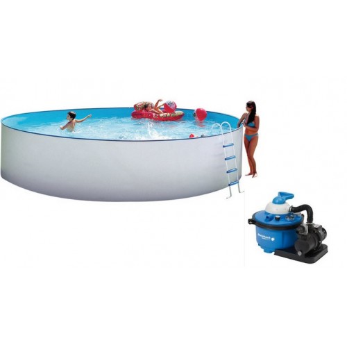 INTEX Bazén Nuovo s oceľovou konštrukciou 450 x 120 cm, filtrácia a schodíky 011110