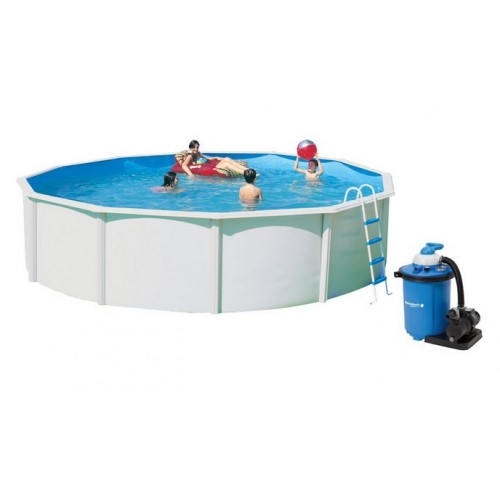 INTEX Bazén Nuovo de Luxe s oceľovou konštrukciou 550x120 cm, filtrácia a schodíky 011160