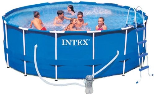 INTEX Bazén Frame Pool Set Rondo 457 x 122 cm s kartušovou filtráciou, schodíky 128236GS