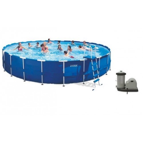 INTEX Bazén Frame Pool Set Rondo 549 x 122 cm, filtrácia a schodíky 128252GS