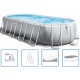 INTEX PRISM FRAME Oválny bazén 610 × 305 × 122 cm s filtráciou 220–240V 26798NP