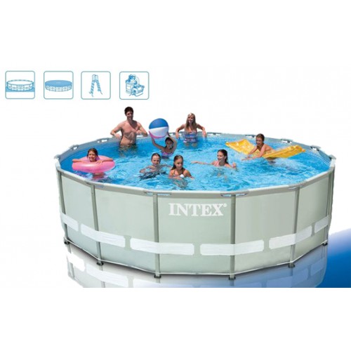 INTEX Bazén Frame Ultra Rondo II 5,49 x 1,32 m, piesková filtrácia, 28332GN