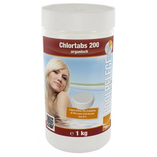 Chlorové tablety Chlortabs 200g organické, 1 kg 070140