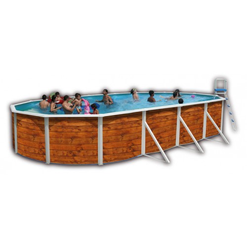INTEX Drevená dekorácia Nuovo de Luxe Oval pre bazény 5,5 x 3,66 x 1,2 m 011256
