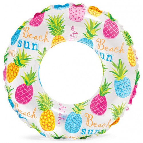 INTEX Nafukovací kruh 51cm, farebný ananas 59230NP