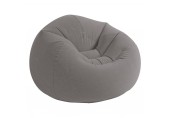 INTEX BEANLESS BAG CHAIR Nafukovacie kreslo 107 x 104 x 69 cm, sivé 68579