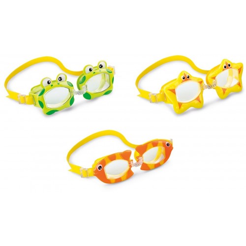 INTEX FUN GOGGLES Detské okuliare do vody, žlté 55603