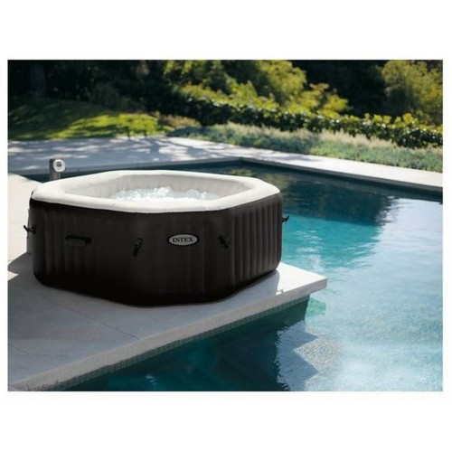 INTEX Jet & Bubble Spa Deluxe Octagon Vírivka systém slanej vody, pre 6 osôb 28456