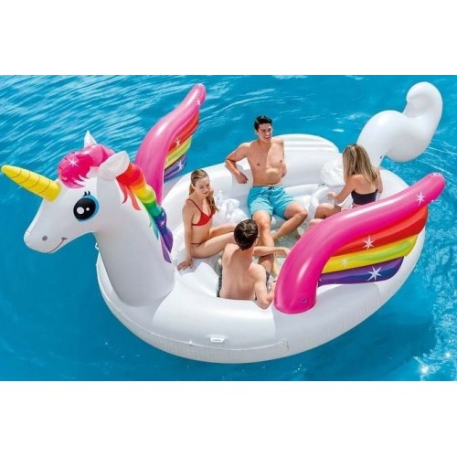 INTEX UNICORN PARTY ISLAND Nafukovací ostrov 503 x 335 x 173 cm 57266EU