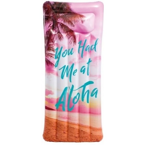 INTEX Nafukovací lehátko ružová Hawaii 58772EU