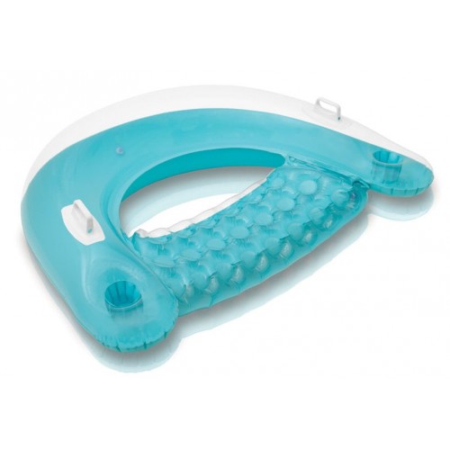 INTEX Sit 'n Float Nafukovacie sedadlo s madlami, modré 58859EU INTEX Sit 'n Float Nafukovacie sedadlo s madlami, modré 58859EU