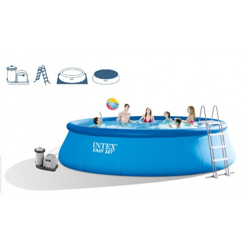 INTEX Bazén Easy Set Pool 549 x 122 cm s kartušovou filtráciou, 28176NP