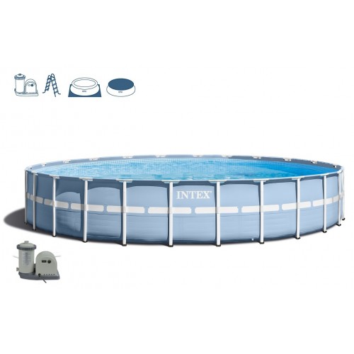 INTEX PRISM FRAME POOL SET Bazén 549 x 122 cm s kartušovou filtráciou, 28752GN INTEX PRISM FRAME POOL SET Bazén 549 x 122 cm s kartušovou filtráciou, 28752GN