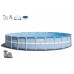 INTEX PRISM FRAME POOL SET Bazén 549 x 122 cm s kartušovou filtráciou, 28752GN
