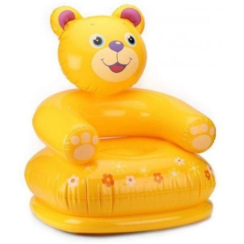 INTEX HAPPY ANIMAL CHAIR Nafukovacie detské kreslo 65 x 64 x 74 cm, medveď 68556